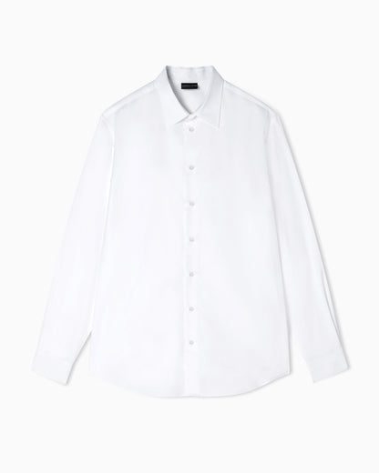 Emporio Armani Micro-textured fabric shirt