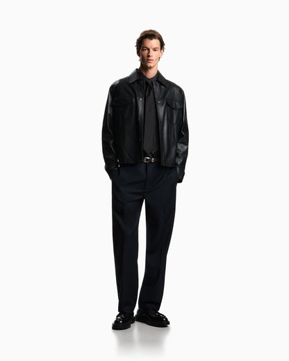 Emporio Armani Shirt with all-over micro-pattern print