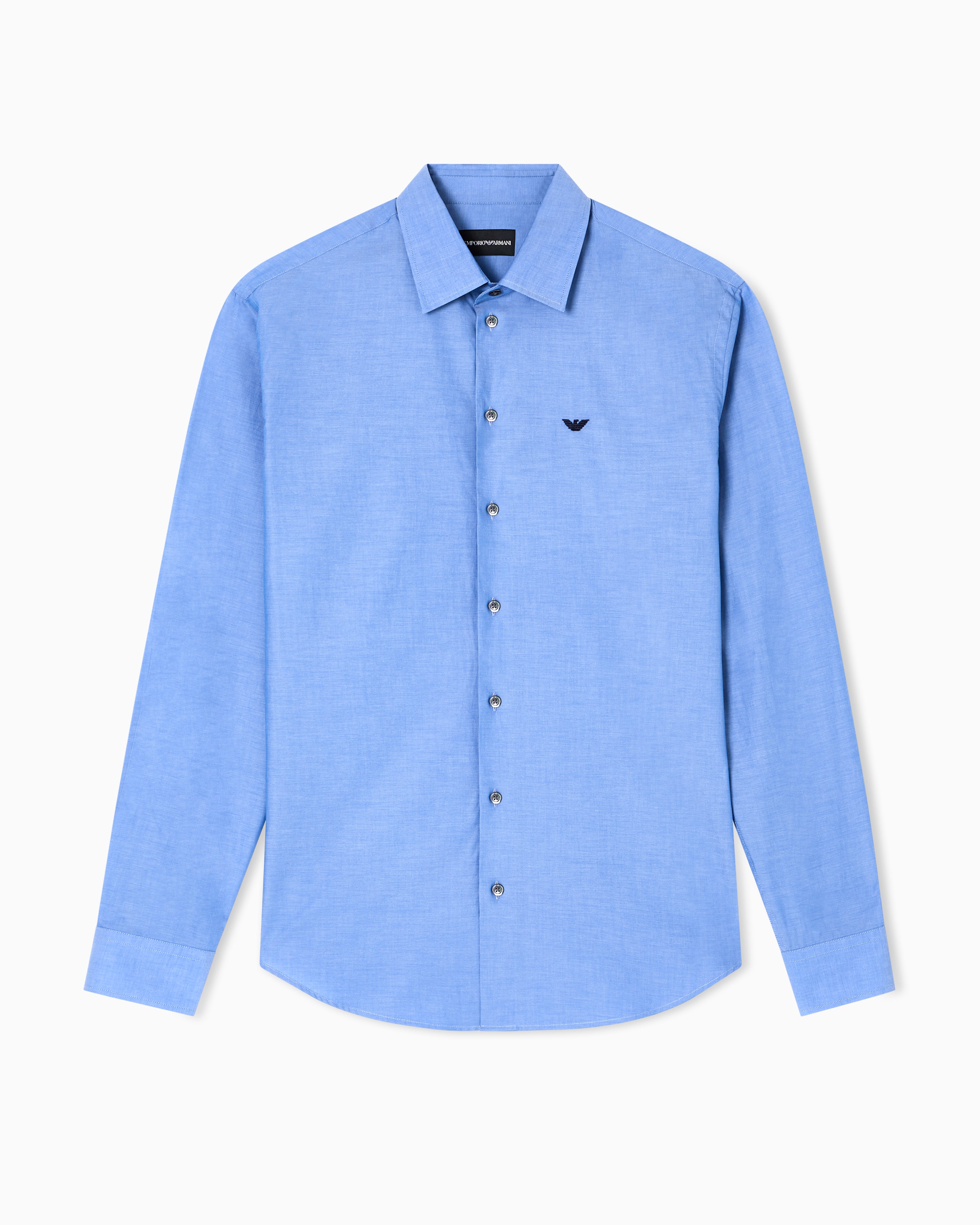 Emporio Armani Cotton chambray shirt