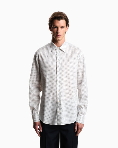 Emporio Armani Shirt with all-over micro-pattern print