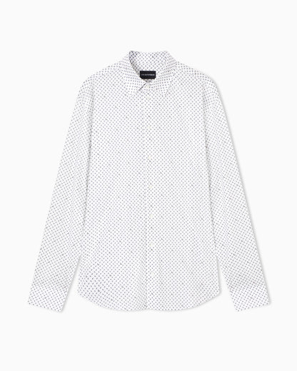 Emporio Armani Shirt with all-over micro-pattern print
