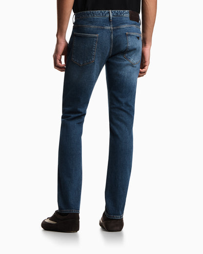 Emporio Armani J06 slim-fit, ripped denim jeans