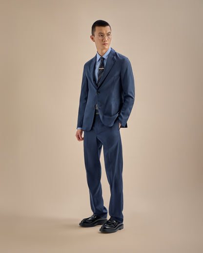 Emporio Armani Icon single-breasted jacket in tropical light wool canvas