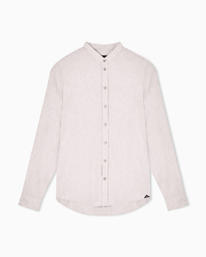 Emporio Armani Armure linen blend shirt