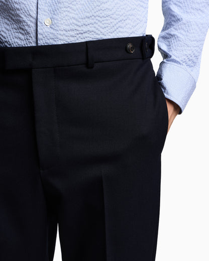 Emporio Armani Stretch technical gabardine trousers