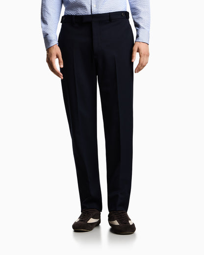 Emporio Armani Stretch technical gabardine trousers