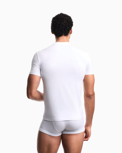 Emporio Armani Fitted loungewear T-shirt in soft modal