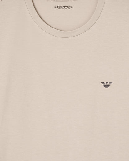 Emporio Armani Endurance jersey pyjamas with Bermuda shorts