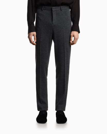 Emporio Armani 3D jersey knit trousers