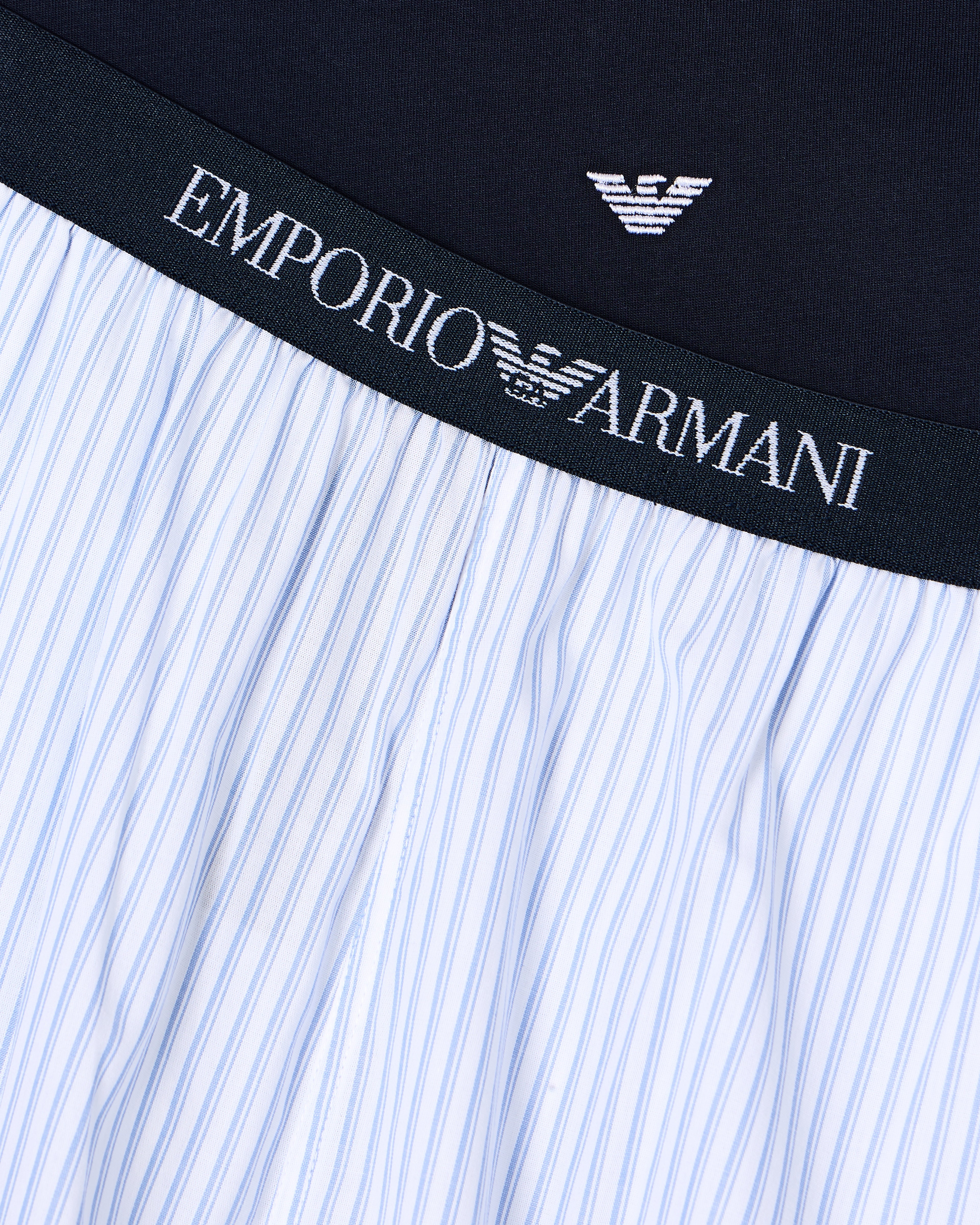 Emporio Armani Pyjamas with trousers in all-over pattern jacquard