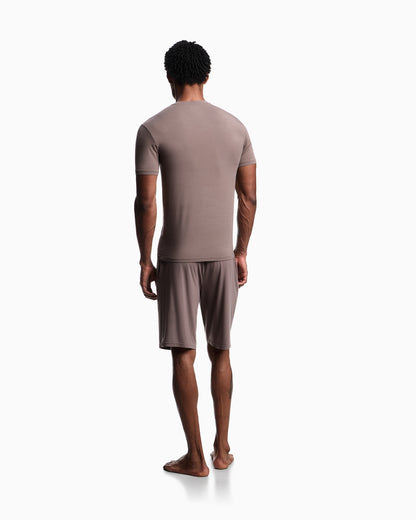 Emporio Armani Soft modal Bermuda short pyjamas