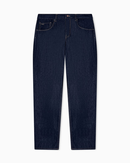 Emporio Armani J73 loose fit jeans in light rinse wash denim