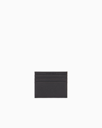 Emporio Armani ASV regenerated Saffiano card holder