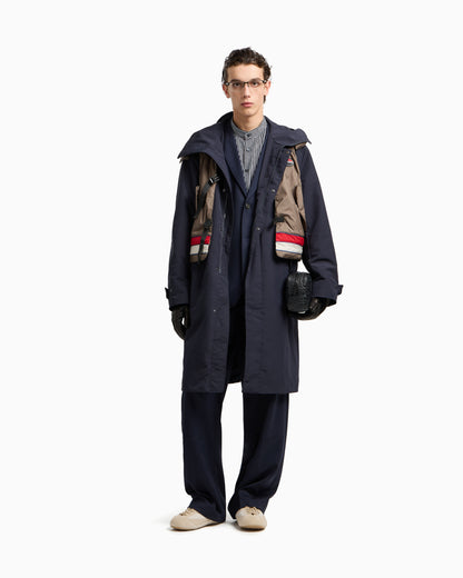Emporio Armani Virgin-wool twill single-breasted blazer