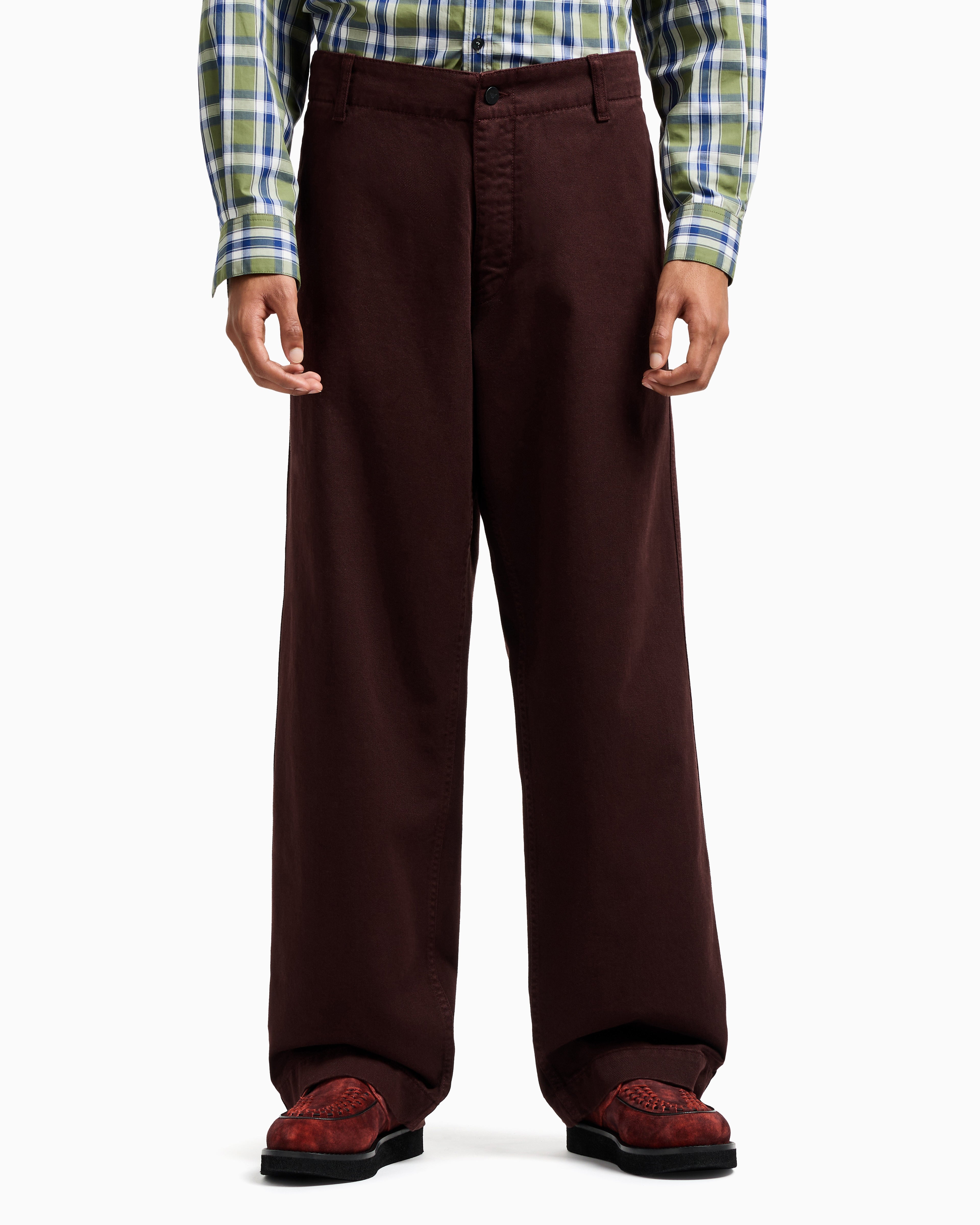 Emporio Armani New York Capsule Collection drill trousers