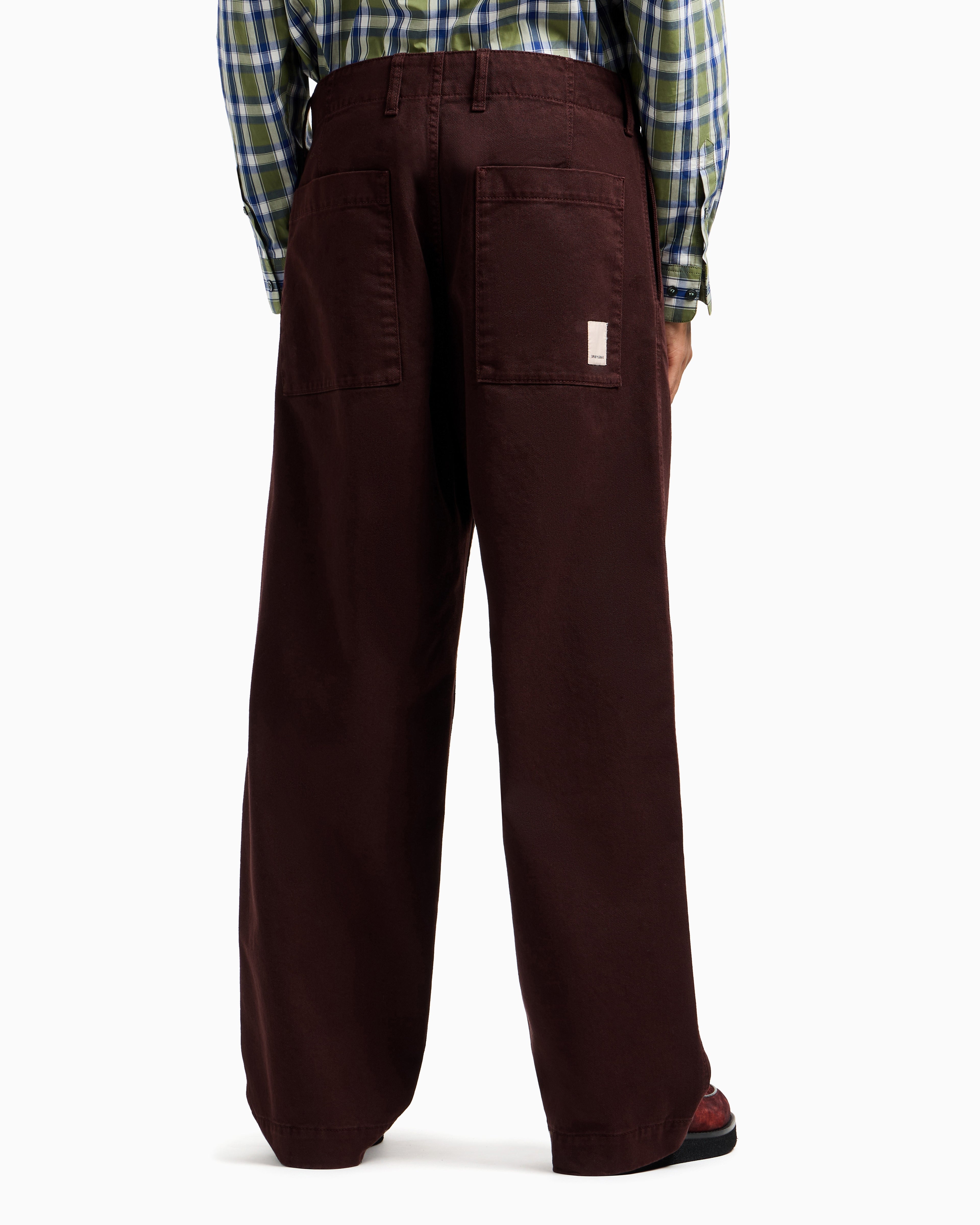 Emporio Armani New York Capsule Collection drill trousers