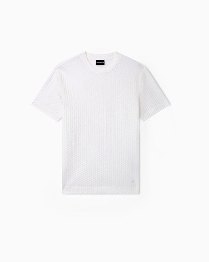 Emporio Armani US Exclusive jacquard jersey T-shirt