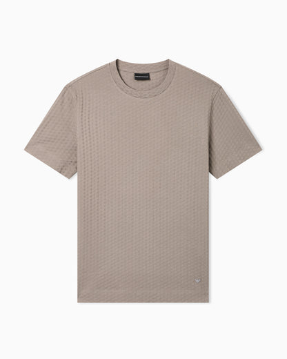 Emporio Armani US Exclusive jacquard jersey T-shirt