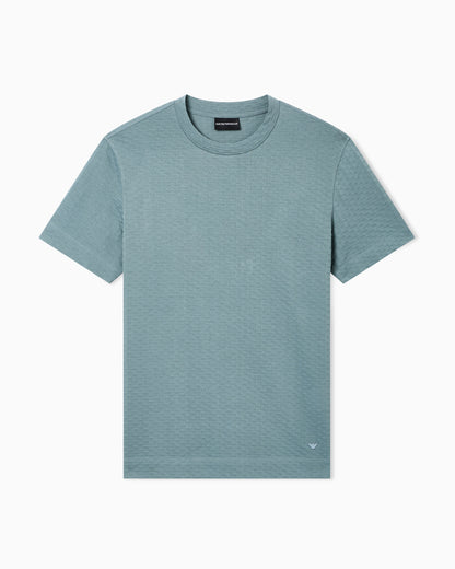 Emporio Armani US Exclusive jacquard jersey T-shirt