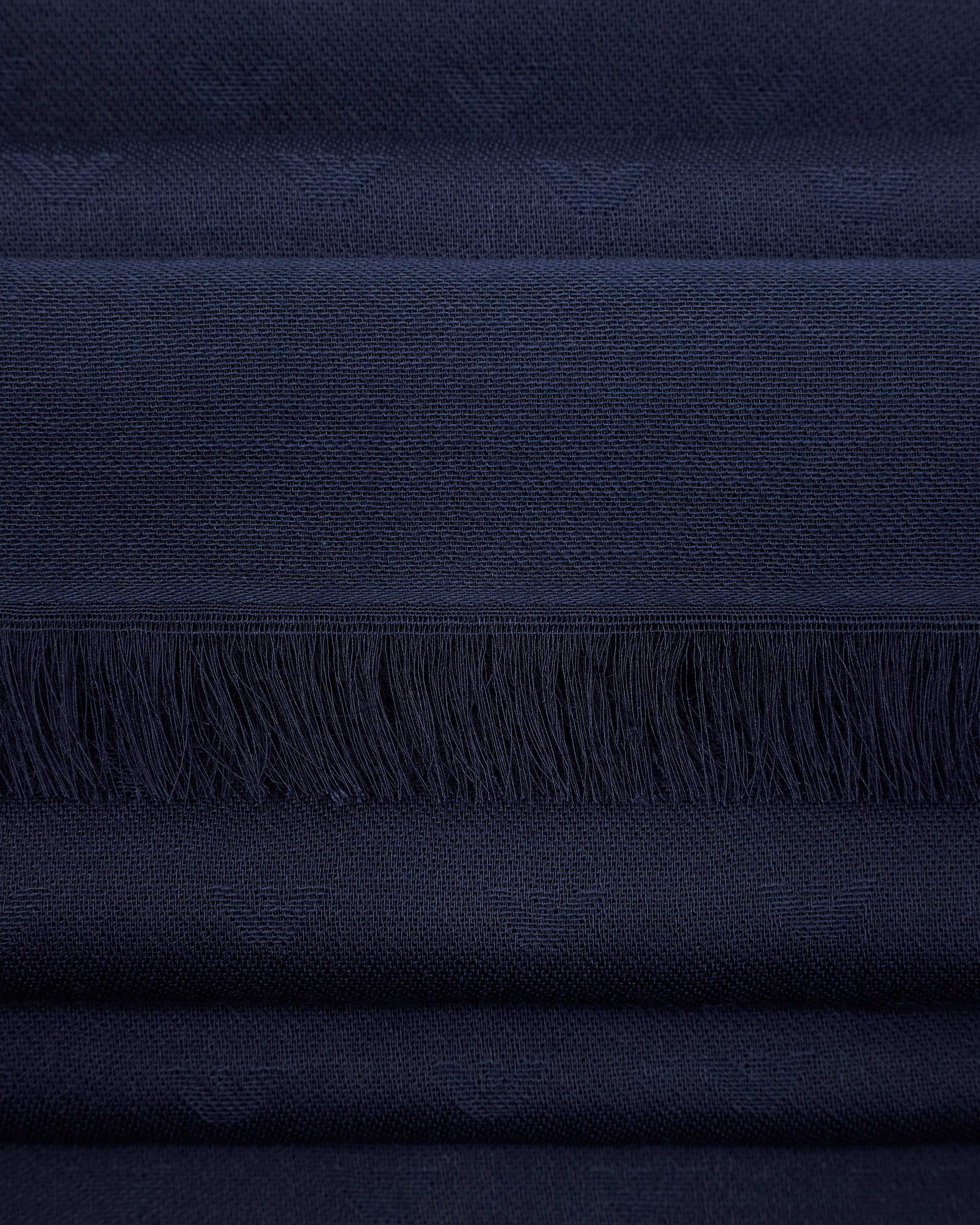 Emporio Armani Modal and cotton stole with all-over jacquard logo