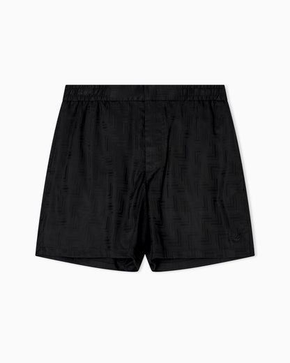 Emporio Armani ASV jacquard Lyocell Bermuda shorts