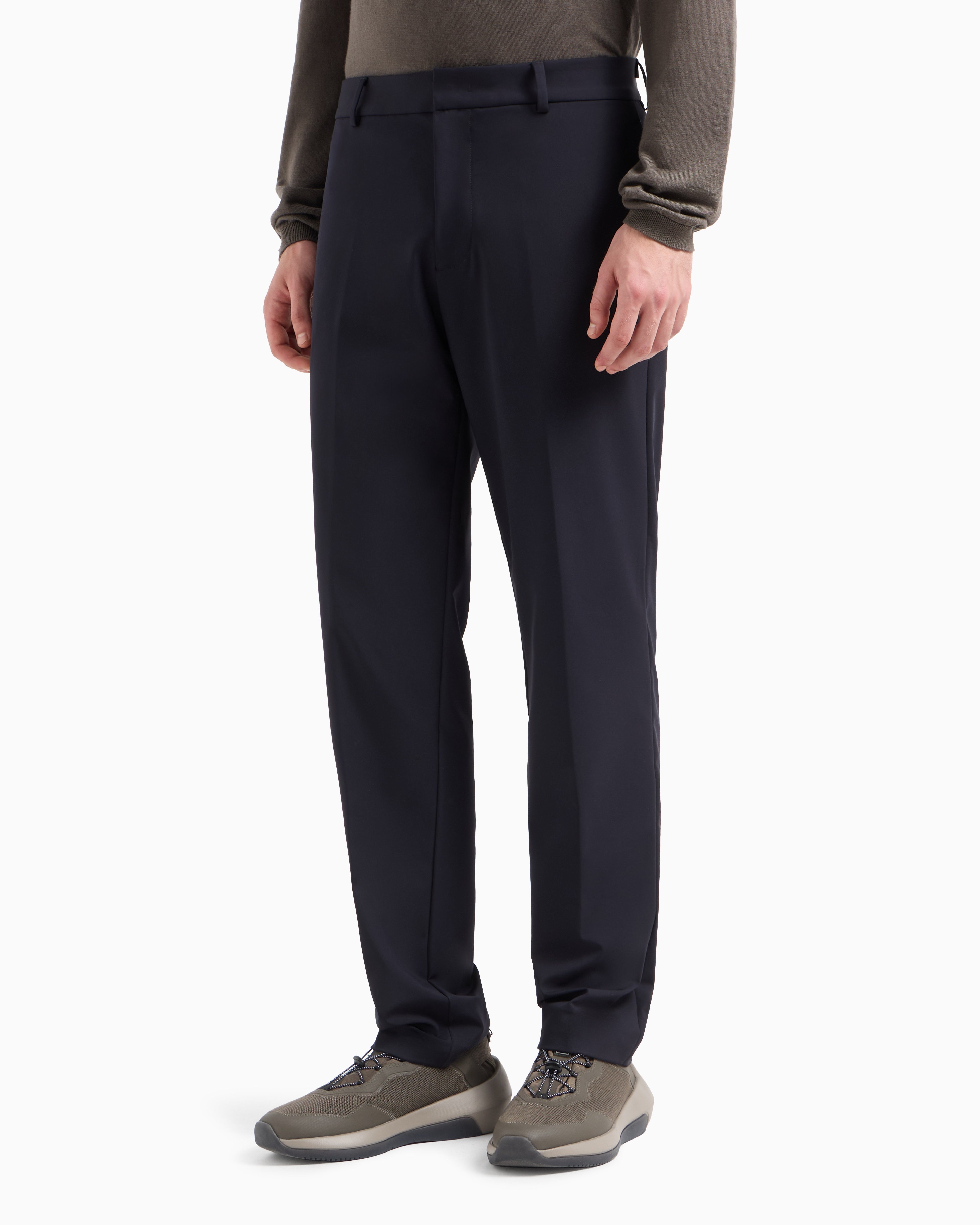 Emporio Armani Travel Essentials stretch nylon trousers