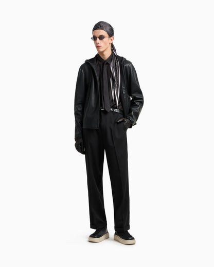 Emporio Armani Silk-blend modal shirt