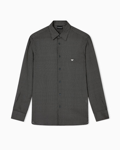 Emporio Armani Lyocell shirt with a patterned print
