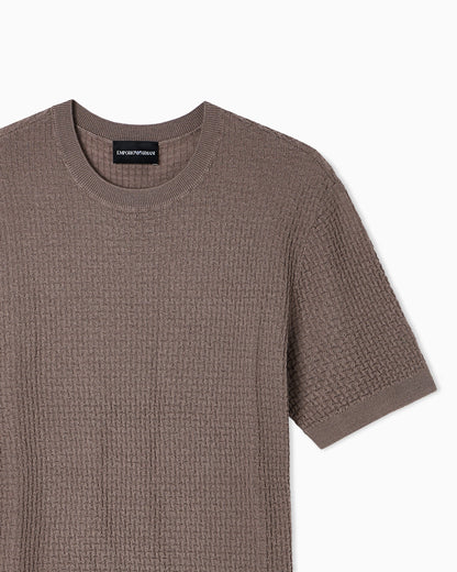 Emporio Armani US Exclusive plain-knit wool jumper