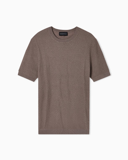 Emporio Armani US Exclusive plain-knit wool jumper