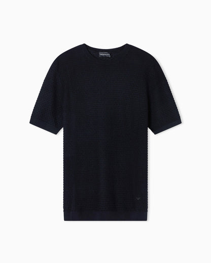 Emporio Armani US Exclusive plain-knit wool jumper