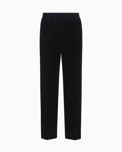 Emporio Armani Icon smooth velvet trousers