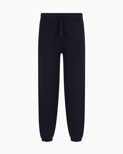 Emporio Armani Travel Essentials Milano-stitch fabric joggers