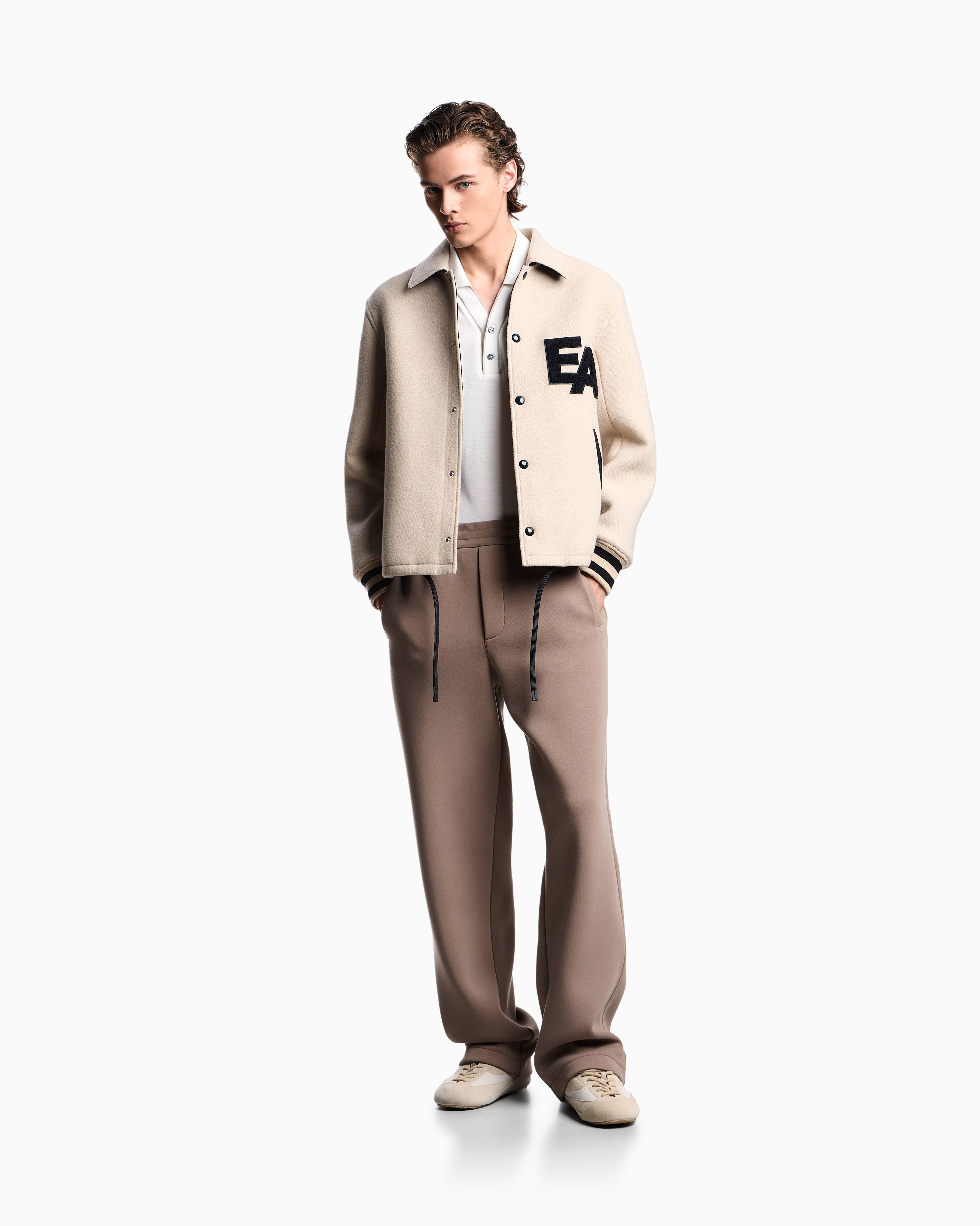 Emporio Armani Piqué polo shirt with contrasting edges