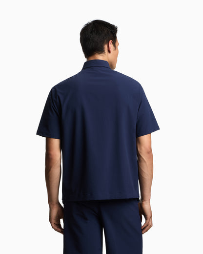 Emporio Armani Piqué polo shirt with contrasting edges