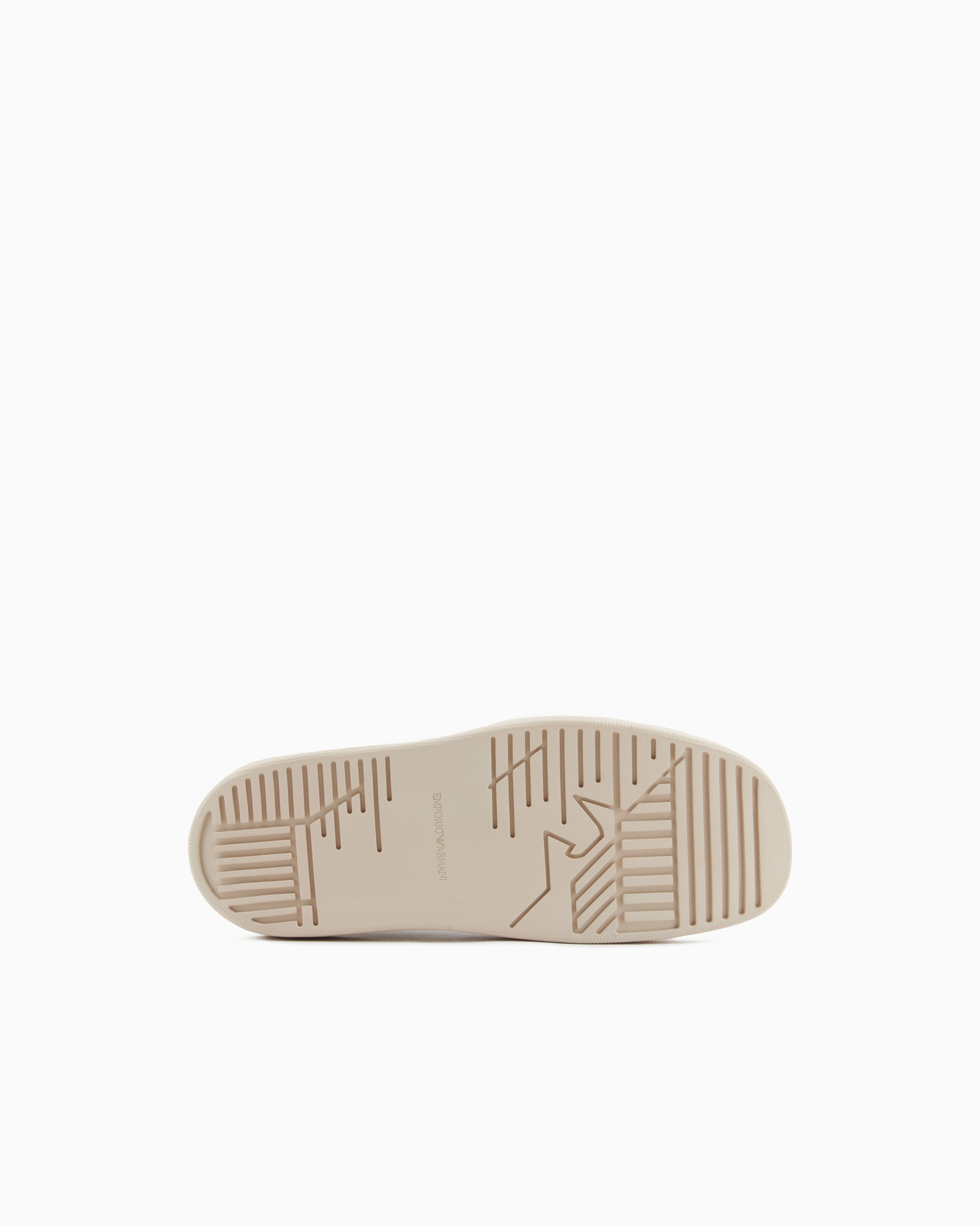 Emporio Armani Sneakers With Contrasting Laces White
