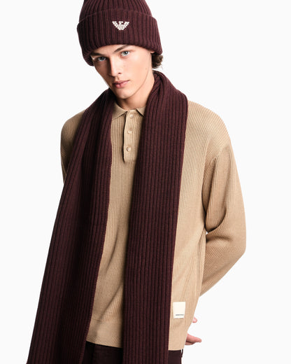 Emporio Armani New York Capsule Collection rib-knit polo shirt