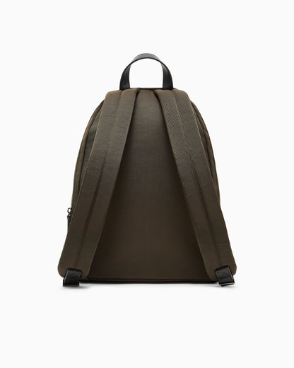 Emporio Armani Padded nylon round backpack