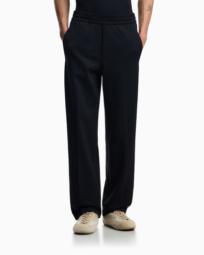 Emporio Armani ASV jersey trousers with elasticated waist and contrasting bands
