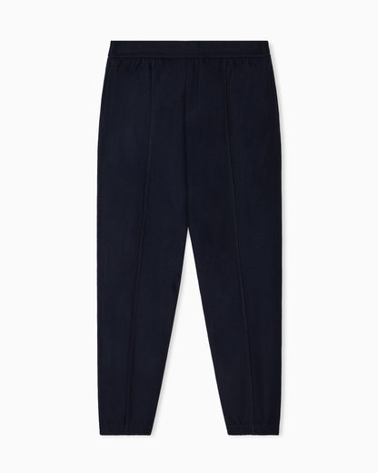Emporio Armani Travel Essentials virgin-wool flannel joggers