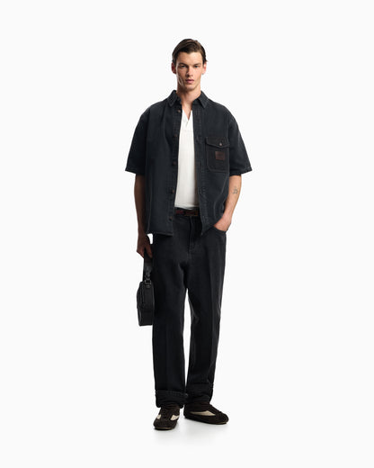 Emporio Armani ASV Lyocell T-shirt with V notch