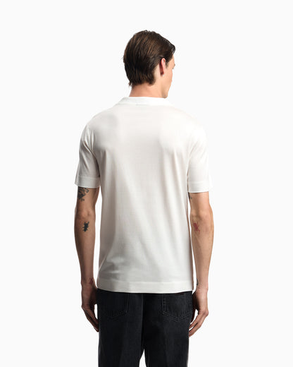 Emporio Armani ASV Lyocell T-shirt with V notch
