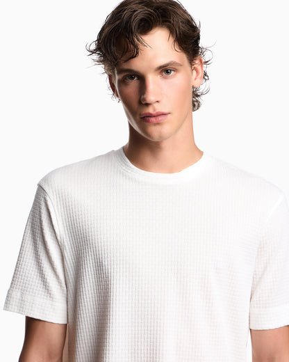 Emporio Armani ASV jacquard jersey T-shirt