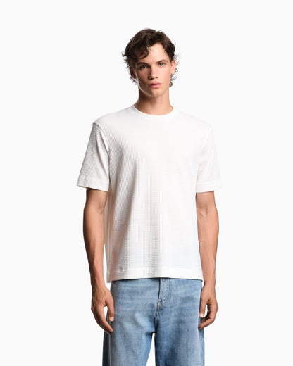 Emporio Armani ASV jacquard jersey T-shirt