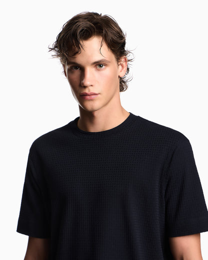 Emporio Armani ASV jacquard jersey T-shirt