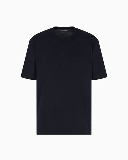 Emporio Armani ASV jacquard jersey T-shirt