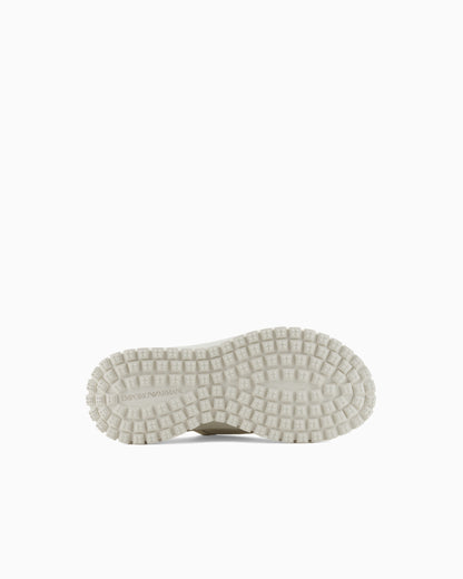 Emporio Armani Chunky Leather Sneakers White