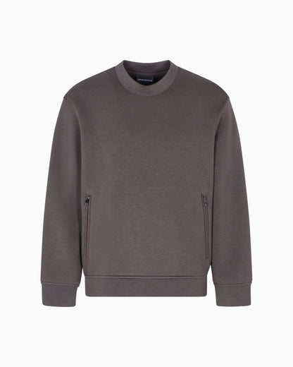 Emporio Armani Travel Essentials sweatshirt in double jersey