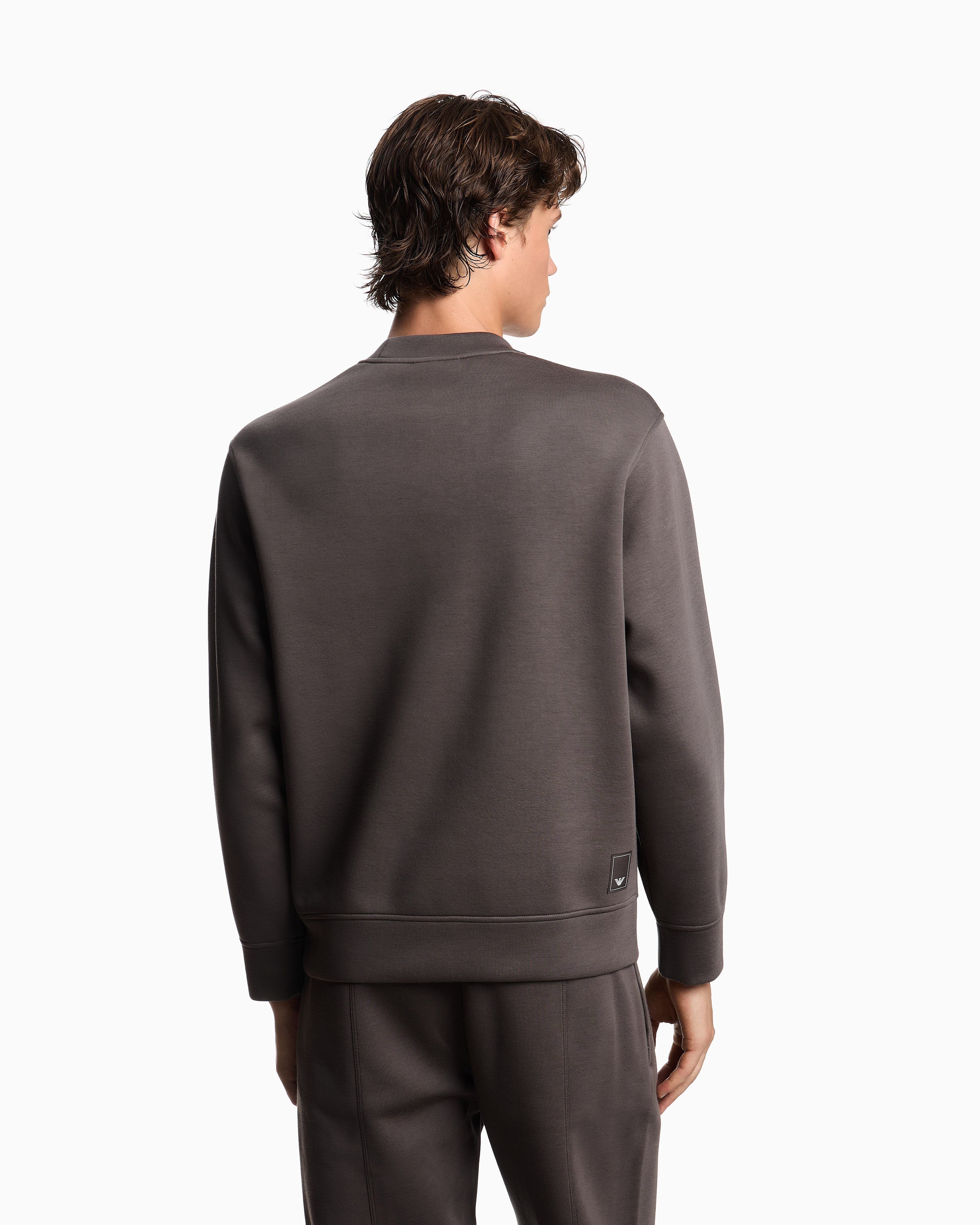 Emporio Armani Travel Essentials sweatshirt in double jersey