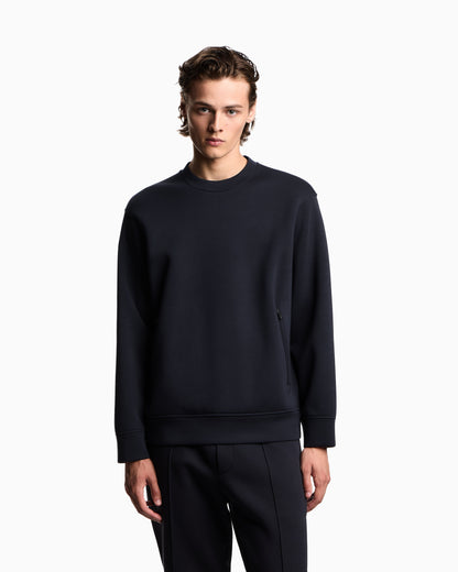 Emporio Armani Travel Essentials sweatshirt in double jersey